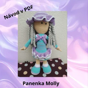Háčkovaná Panenka Molly - krok za krokem