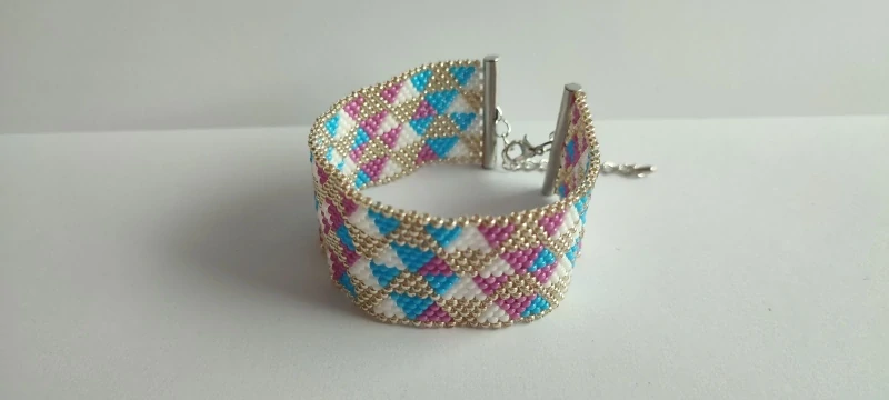 Náramek z korálků Preciossa - Diamond Candy Mix