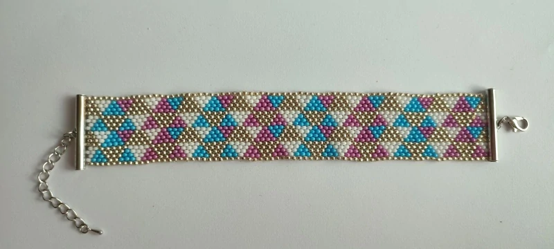 Náramek z korálků Preciossa - Diamond Candy Mix