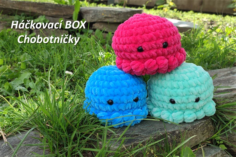 Háčkovací BOX - Chobotničky