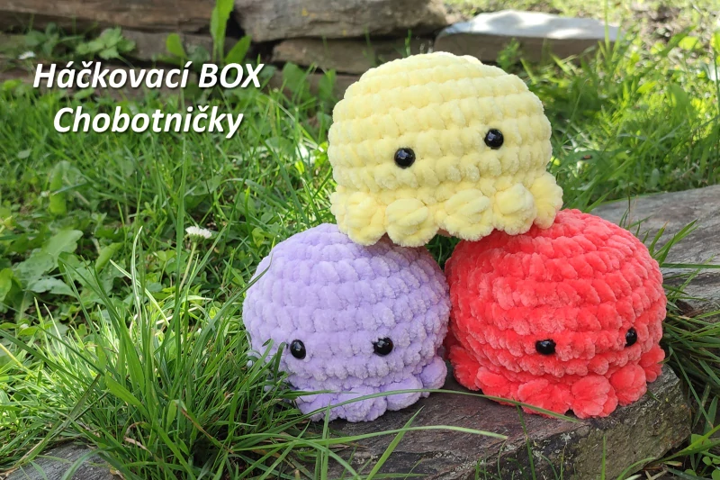 Háčkovací BOX - Chobotničky